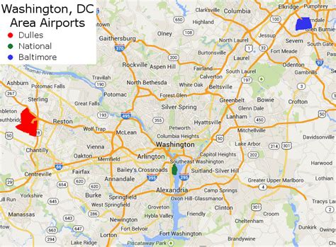 distance from baltimore airport to dc